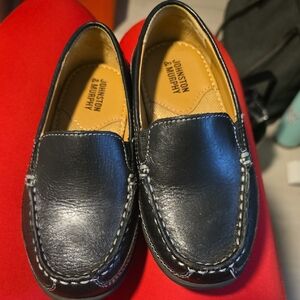 Johnston & Murphy Dark Leather Moccasins